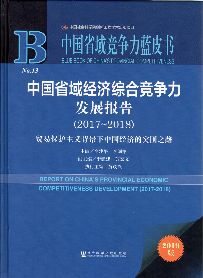 大操嫩逼中国省域经济综合竞争力发展报告（2017-2018）